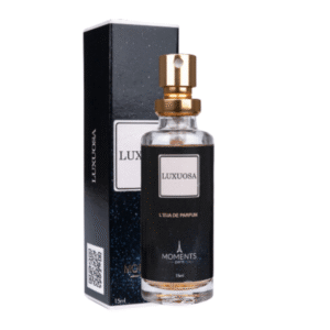Perfume Luxuosa Woman 15 ml Moments Paris, Moments Paris Uruguay, inspirado en La Nuit Trésor Lancôme, perfumes femeninos de alta fijación, perfumes de mujer Moments Paris, perfume femenino oriental gourmand, perfume dulce y sensual, perfume elegante para mujer, perfume duradero para la noche