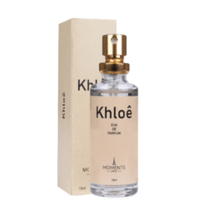 Perfume Khloé Woman 15 ml Moments Paris, Moments Paris Uruguay, inspirado en Chloé de Chloé, perfumes femeninos de alta fijación, perfumes de mujer Moments Paris, perfume floral frutal para mujer, perfume elegante para uso diario, perfume sofisticado y fresco, fragancia femenina moderna