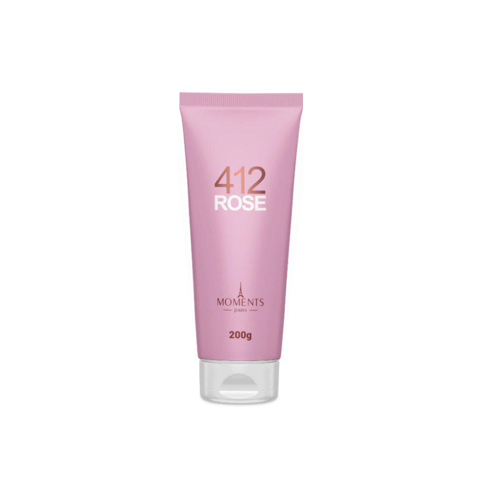 Crema Hidratante 412 Rose 200 g – Moments Paris